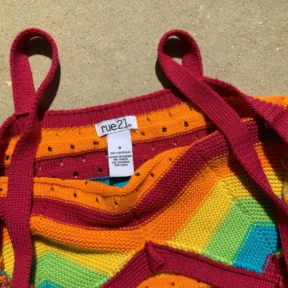 rainbow crotchet tank top🌈✨ - Picture 3 of 5